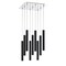 Z-Lite Forest 9 Light Island/Billiard, Chrome & Matte Black 917MP12-MB-LED-9SCH - alternate 3